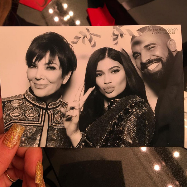 Kris Jenner, Kylie Jenner, Drake, Kardashian Christmas Eve 2015 Party